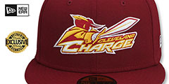 Charge NBA G-LEAGUE Burgundy Fitted Hat by New Era - 2nd View