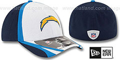 Chargers 2014 NFL TRAINING FLEX White Hat by New Era - 2nd View