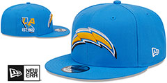 Chargers 2024 NFL DRAFT SNAPBACK Blue Hat by New Era - 2nd View