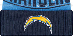 Chargers REP-UR-TEAM Knit Beanie Hat by New Era - 2nd View