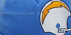 Chargers XL-LOGO BEANIE Blue by Mitchell and Ness - 2nd View