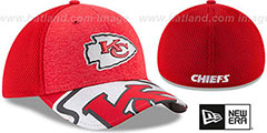 Chiefs 2017 NFL ONSTAGE FLEX Hat by New Era - 2nd View