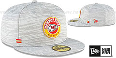 Chiefs 2020 ONFIELD STADIUM Heather Grey Fitted Hat by New Era - 2nd View