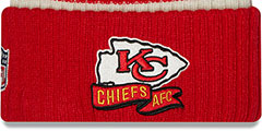 Chiefs 2022 NFL SIDELINE Knit Beanie Hat by New Era - 2nd View