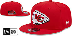 Chiefs 2024 NFL DRAFT SNAPBACK Red Hat by New Era - 2nd View