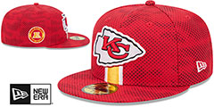 Chiefs 2024 NFL SIDELINE Red Fitted Hat by New Era - 2nd View