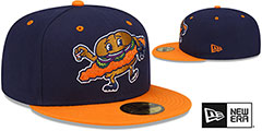 Chiefs THEME NIGHT Navy-Orange Fitted Hat by New Era - 2nd View