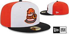 Chiefs THEME NIGHT White-Orange-Black Fitted Hat by New Era - 2nd View