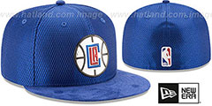 Clippers 2017 ONCOURT DRAFT Royal Fitted Hat by New Era - 2nd View