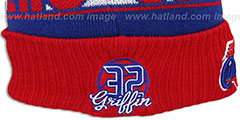 Clippers GRIFFIN REP-UR-TEAM Knit Beanie Hat by New Era - 2nd View