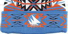 Clippers HWC GEOTECH Knit Beanie by Mitchell and Ness - 2nd View