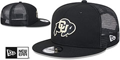 Colorado TEAM-BASIC TRUCKER SNAPBACK Black Hat by New Era - 2nd View