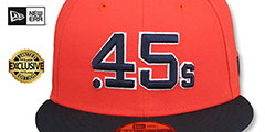 Colt .45s COOPERPACK Orange-Navy Fitted Hat by New Era - 2nd View