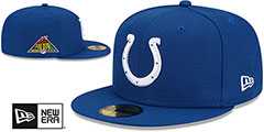 Colts 1995 PRO BOWL SIDE-PATCH Royal Fitted Hat by New Era - 2nd View