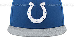 Colts 2014 NFL DRAFT Royal Fitted Hat by New Era - 2nd View