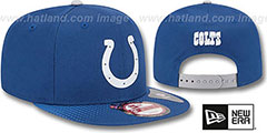 Colts 2015 NFL DRAFT SNAPBACK Royal Hat by New Era - 2nd View