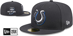 Colts 2024 ONSTAGE NFL DRAFT Grey Fitted Hat by New Era - 2nd View