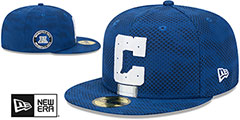 Colts 2024 NFL SIDELINE Royal Fitted Hat by New Era - 2nd View