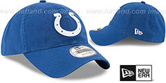 Colts CORE-CLASSIC STRAPBACK Royal Hat by New Era - 2nd View