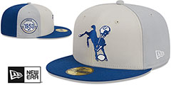 Colts HISTORIC SIDELINE PINWHEEL Fitted Hat by New Era - 2nd View