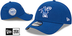 Colts HISTORIC SIDELINE SNAPBACK Royal Hat by New Era - 2nd View