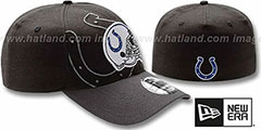 Colts NFL BLACK-CLASSIC FLEX Hat by New Era - 2nd View