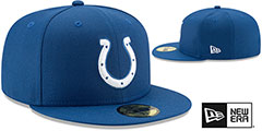 Colts NFL TEAM-BASIC Royal Fitted Hat by New Era - 2nd View