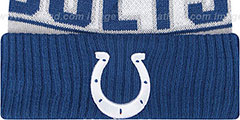 Colts REP-UR-TEAM Knit Beanie Hat by New Era - 2nd View