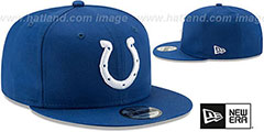 Colts TEAM-BASIC SNAPBACK Royal Hat by New Era - 2nd View