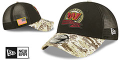 Commanders 2022 SALUTE-TO-SERVICE 940 SNAPBACK Black-Desert Hat by New Era - 2nd View