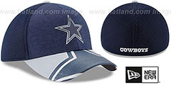 Cowboys 2017 NFL ONSTAGE FLEX Hat by New Era - 2nd View