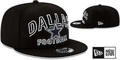 Cowboys 2020 NFL ALT VIRTUAL DRAFT SNAPBACK Black Hat by New Era - 2nd View