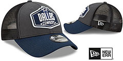 Cowboys 2021 NFL TRUCKER DRAFT 940 SNAP Hat by New Era - 2nd View