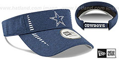 Cowboys HEATHERED SPEED-VISOR Navy by New Era - 2nd View