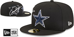 Cowboys NEON SIGN SIDE-PATCH Black Fitted Hat by New Era - 2nd View