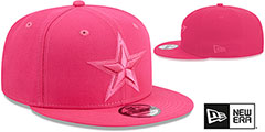 Cowboys TONAL TEAM-BASIC SNAPBACK Beetroot Hat by New Era - 2nd View