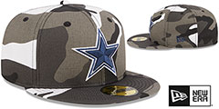 Cowboys URBAN CAMO TEAM-BASIC Fitted Hat by New Era - 2nd View