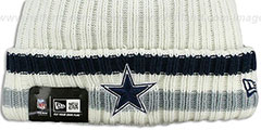 Cowboys YESTER-YEAR Knit Beanie Hat by New Era - 2nd View