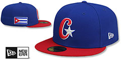 Cuba 2023 WBC GAME Royal-Red Hat by New Era - 2nd View