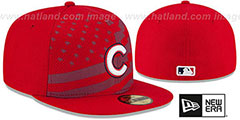 Cubs 2015 JULY 4TH STARS N STRIPES Hat by New Era - 2nd View