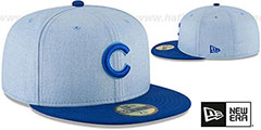 Cubs 2018 FATHERS DAY Sky-Royal Fitted Hat by New Era - 2nd View