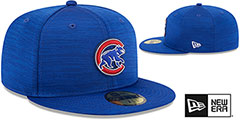 Cubs 2023 CLUBHOUSE Heather Royal Fitted Hat by New Era - 2nd View