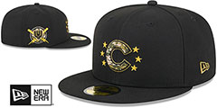 Cubs 2024 ARMED FORCES STARS N STRIPES Hat by New Era - 2nd View