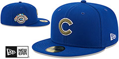 Cubs BOTANICAL SIDE-PATCH Royal Fitted Hat by New Era - 2nd View