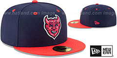 Cubs COPA Navy-Red Fitted Hat by New Era - 2nd View