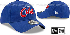 Cubs RETRO-SCRIPT SNAPBACK Royal Hat by New Era - 2nd View