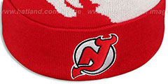 Devils PAINTBRUSH BEANIE by Mitchell and Ness - 2nd View