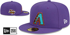 Diamondbacks 2001 WORLD SERIES SIDE-PATCH UP Fitted Hat by New Era - 2nd View