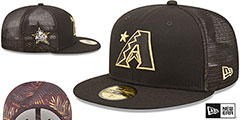 Diamondbacks 2022 MLB ALL-STAR GAME Black Fitted Hat by New Era - 2nd View