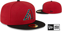 Diamondbacks 2024 AC-ONFIELD HOME Hat by New Era - 2nd View